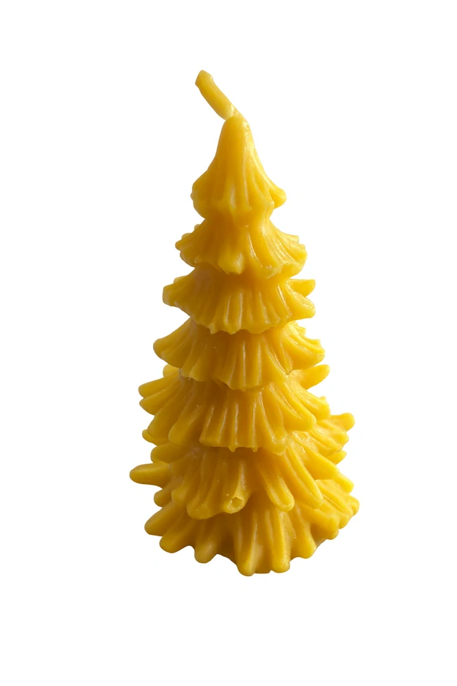 Sviečka zo včelieho vosku – stromček 100 mm /40 mm